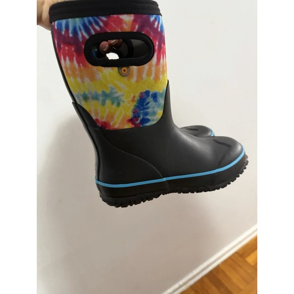 Bogs Kids Tie Dye Winter Boots Size 2y Waterproof Insulated